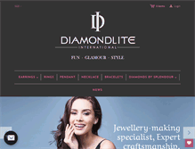 Tablet Screenshot of diamondliteintl.com